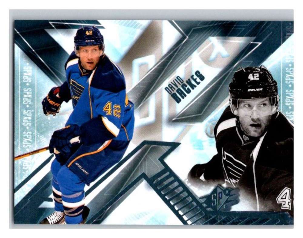2013-14 Upper Deck SPx #73 David Backes St. Louis Blues V93979 Image 1