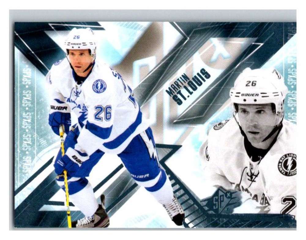 2013-14 Upper Deck SPx #97 Martin St. Louis Tampa Bay Lightning V93993 Image 1