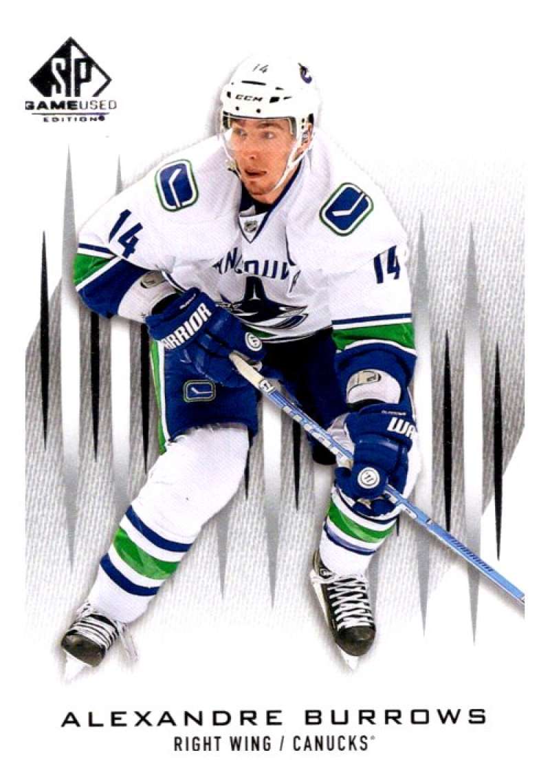 2013-14 Upper Deck SP Game Used #6 Alexandre Burrows Canucks V92945 Image 1