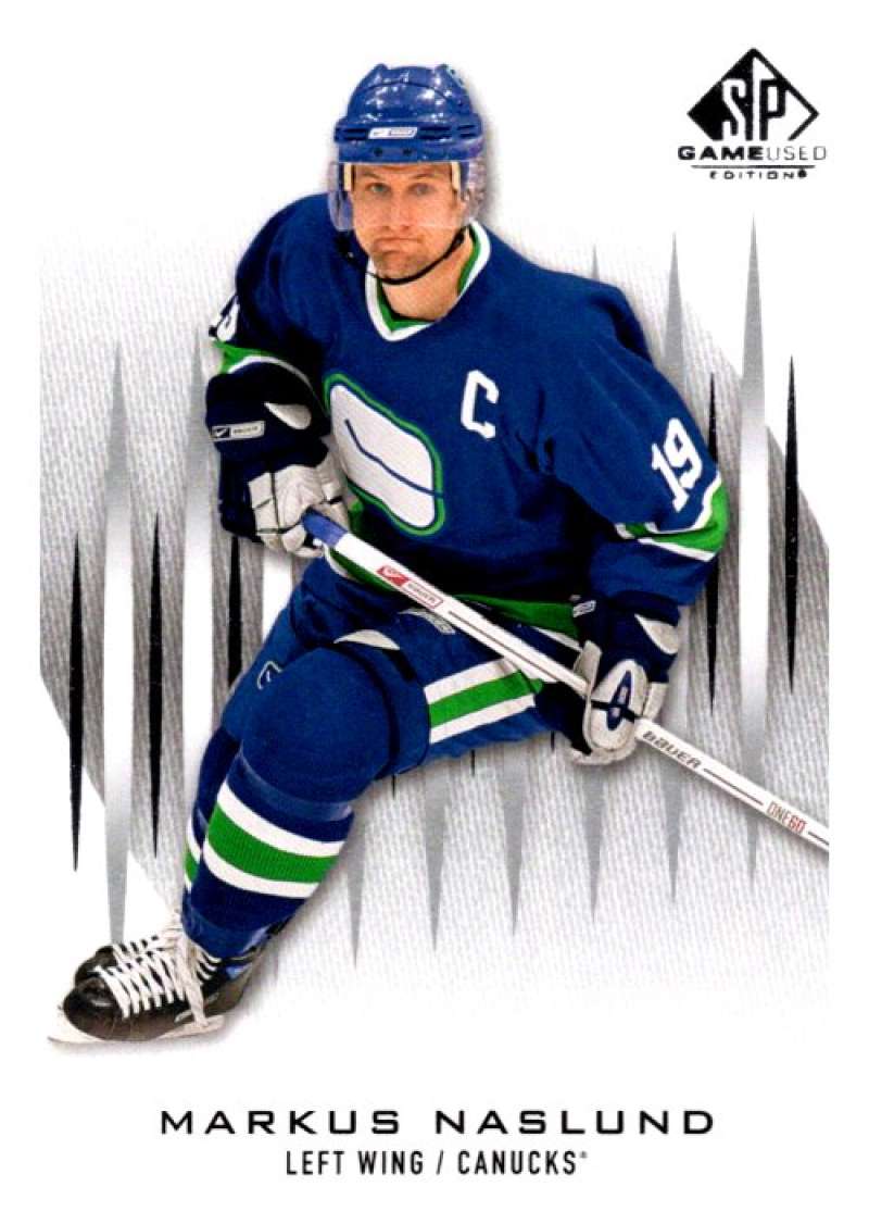 2013-14 Upper Deck SP Game Used #7 Markus Naslund Canucks V92946 Image 1