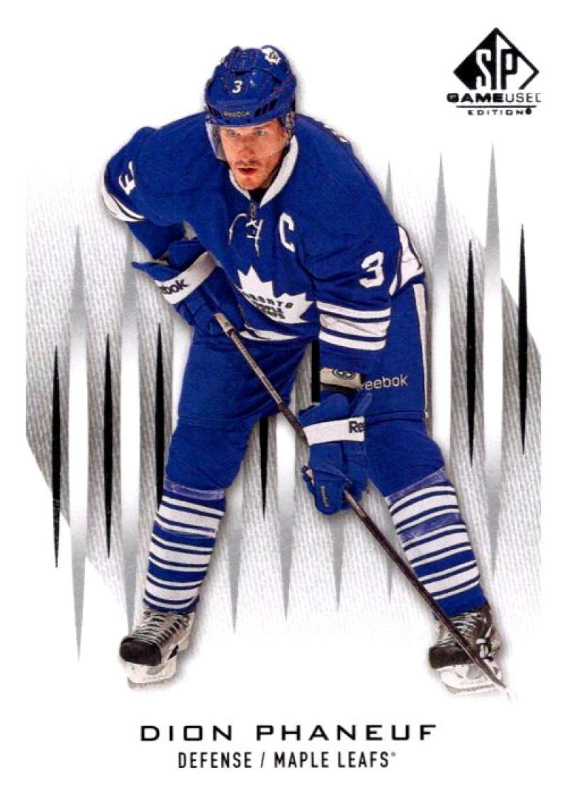 2013-14 Upper Deck SP Game Used #12 Dion Phaneuf Maple Leafs V92949 Image 1
