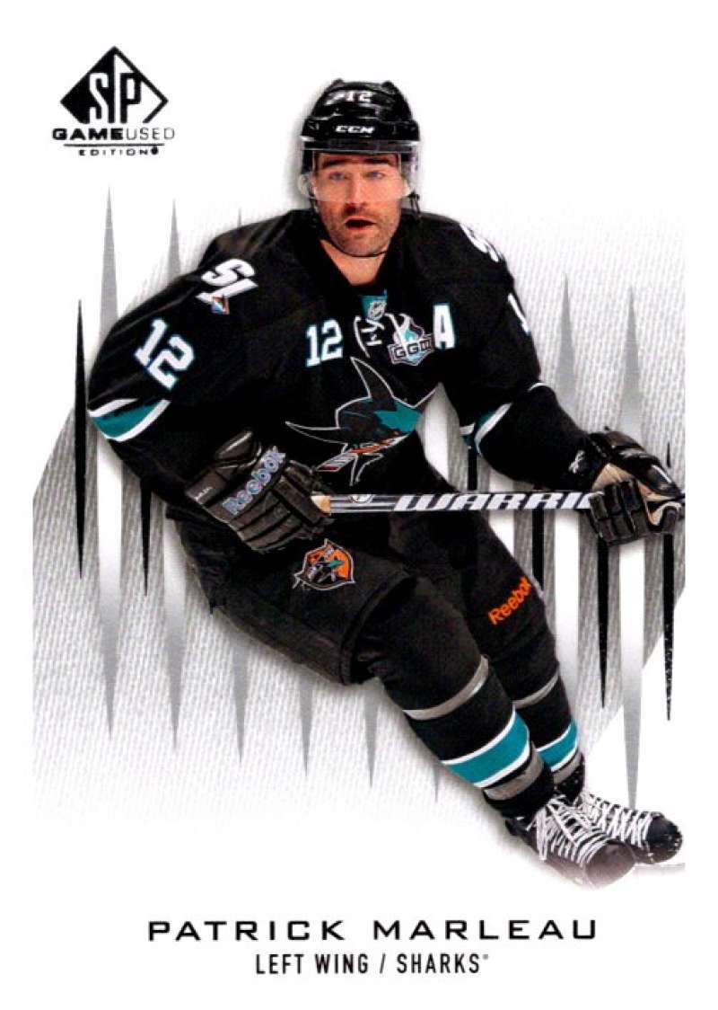 2013-14 Upper Deck SP Game Used #20 Patrick Marleau San Jose Sharks V92956 Image 1