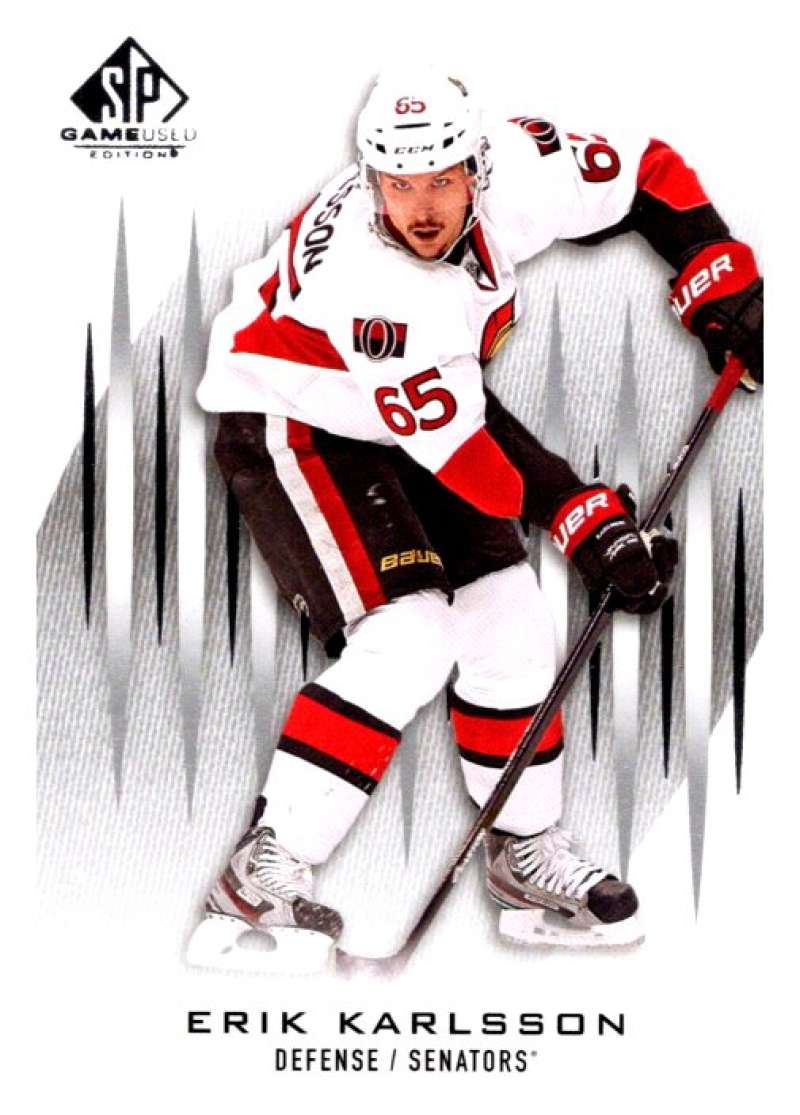 2013-14 Upper Deck SP Game Used #36 Erik Karlsson Ottawa Senators V92967 Image 1