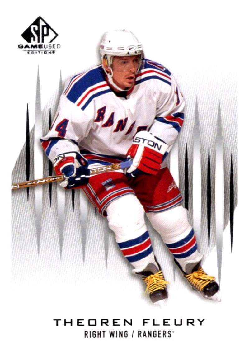 2013-14 Upper Deck SP Game Used #39 Theo FleuryRangers V92970 Image 1