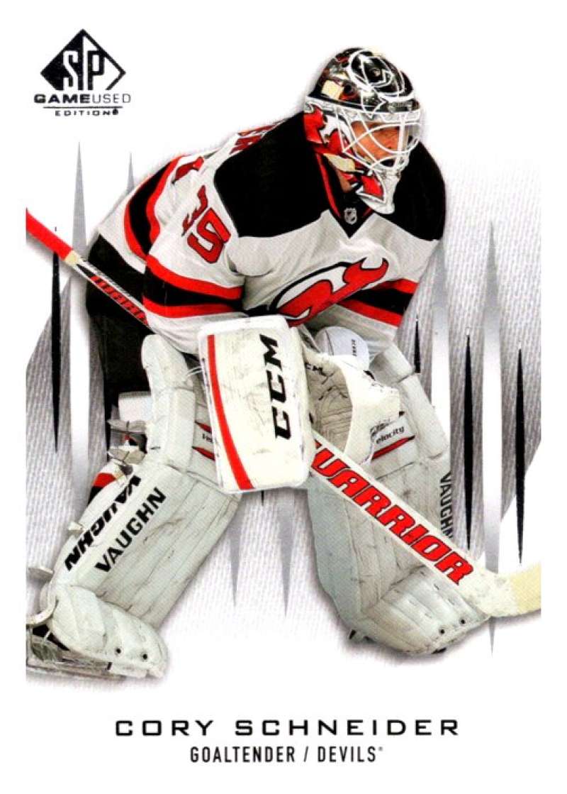 2013-14 Upper Deck SP Game Used #44 Cory Schneider New Jersey Devils V92975 Image 1