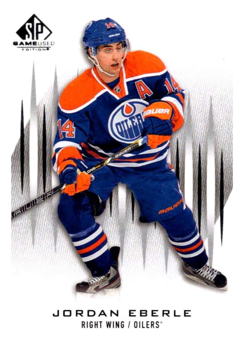 2013-14 Upper Deck SP Game Used #66 Jordan Eberle Edmonton Oilers V92989 Image 1