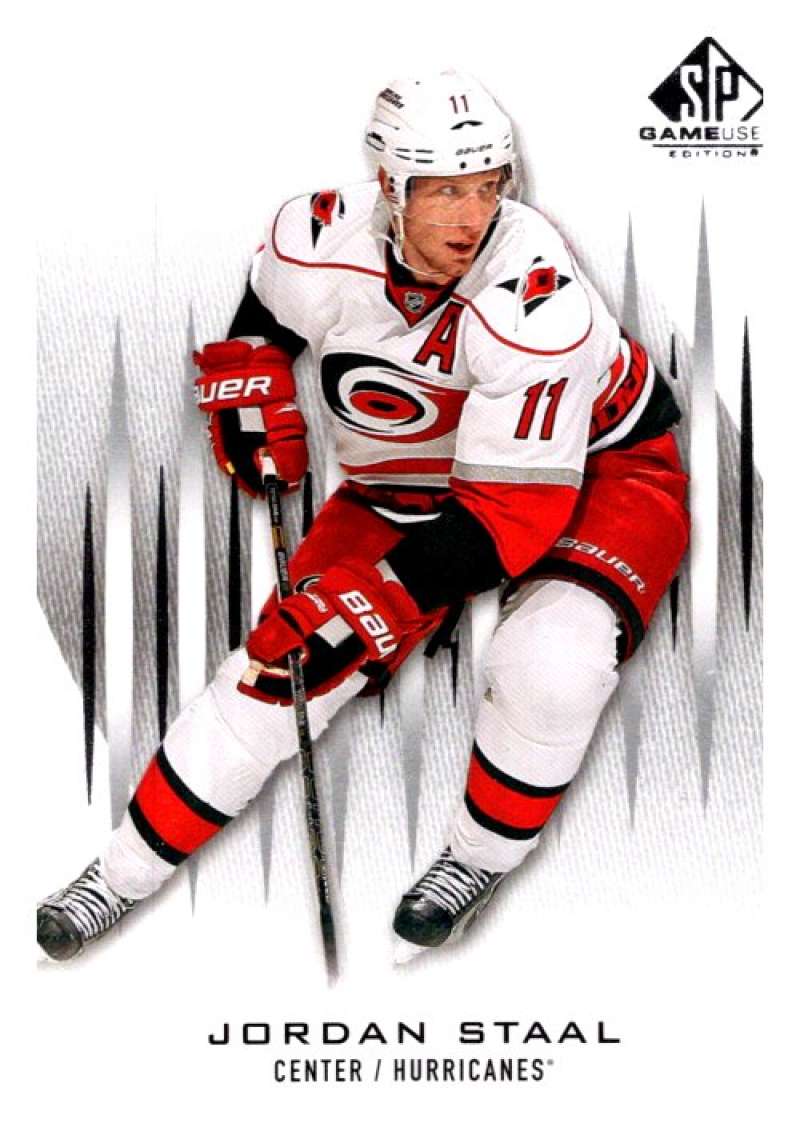 2013-14 Upper Deck SP Game Used #84 Jordan Staal Carolina Hurricanes V92997 Image 1