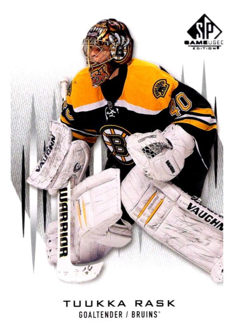 2013-14 Upper Deck SP Game Used #91 Tuukka Rask Boston Bruins V93004 Image 1