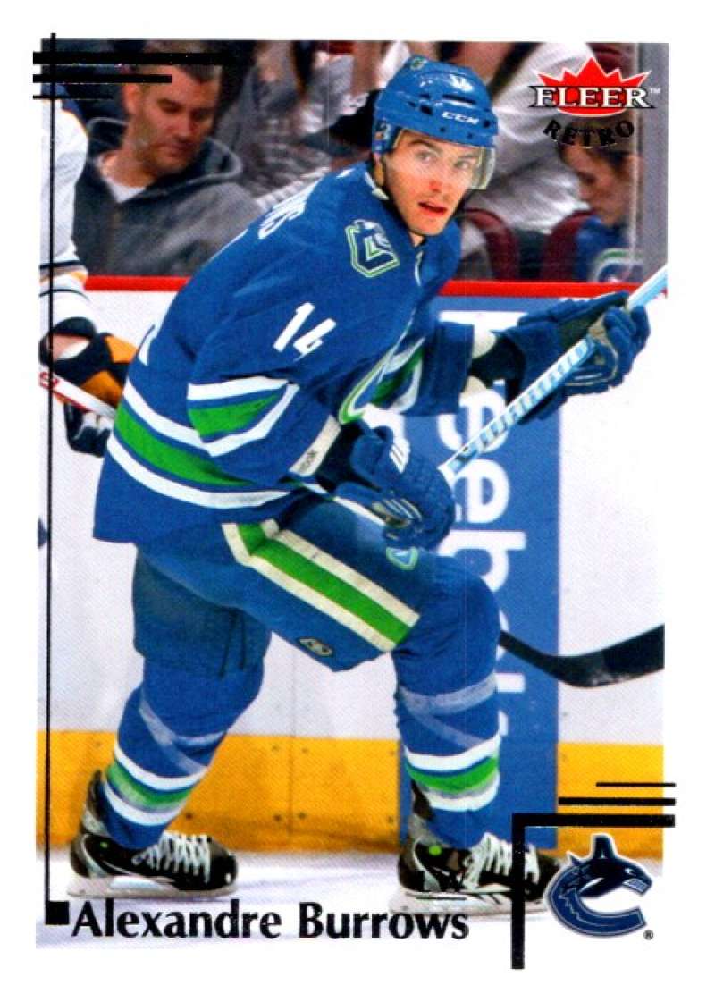 2012-13 Upper Deck Fleer Retro #8 Alexandre Burrows Vancouver Canucks V93159 Image 1
