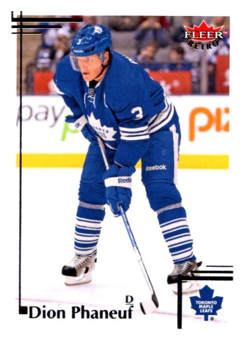 2012-13 Upper Deck Fleer Retro #13 Dion Phaneuf Toronto Maple Leafs V93163 Image 1