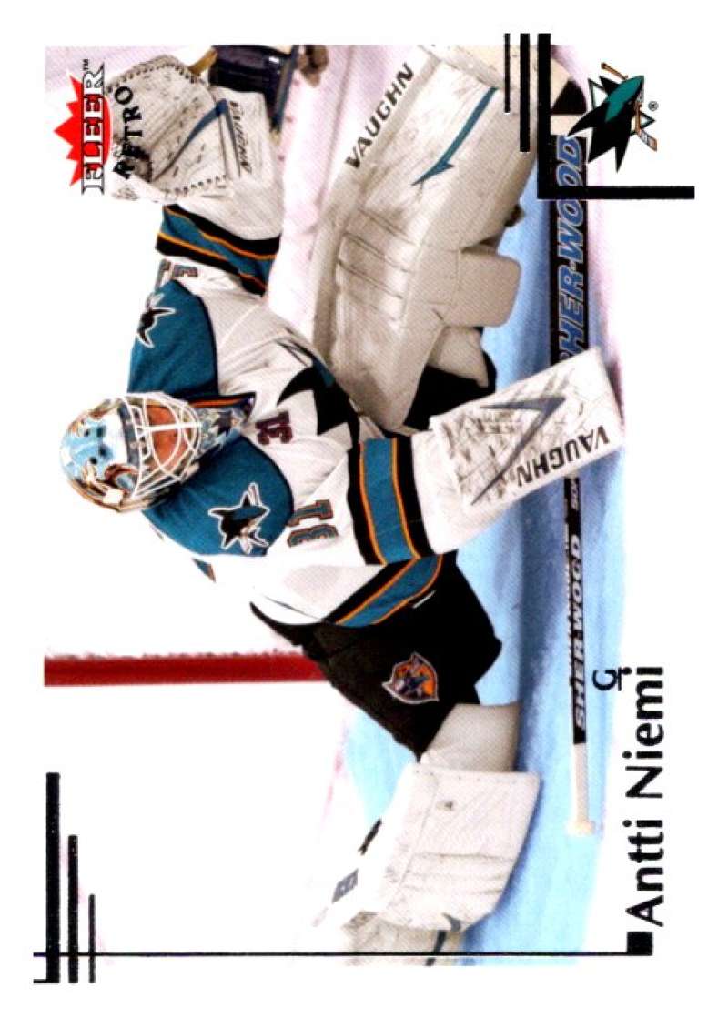 2012-13 Upper Deck Fleer Retro #23 Antti Niemi San Jose Sharks V93182 Image 1