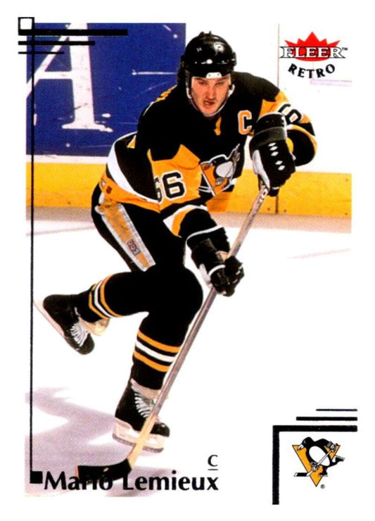 2012-13 Upper Deck Fleer Retro #27 Mario Lemieux  Pittsburgh Penguins  V93189 Image 1