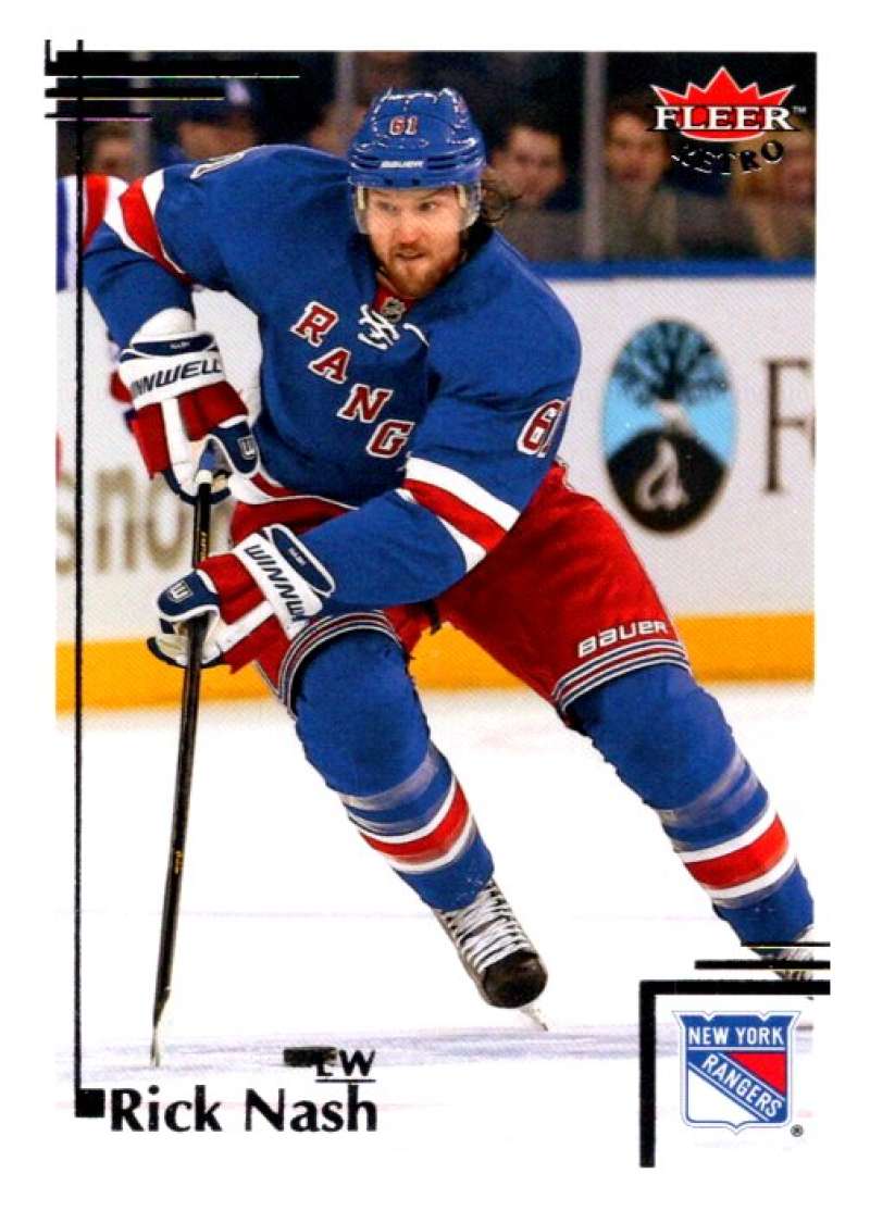 2012-13 Upper Deck Fleer Retro #36 Rick Nash New York Rangers V93203 Image 1