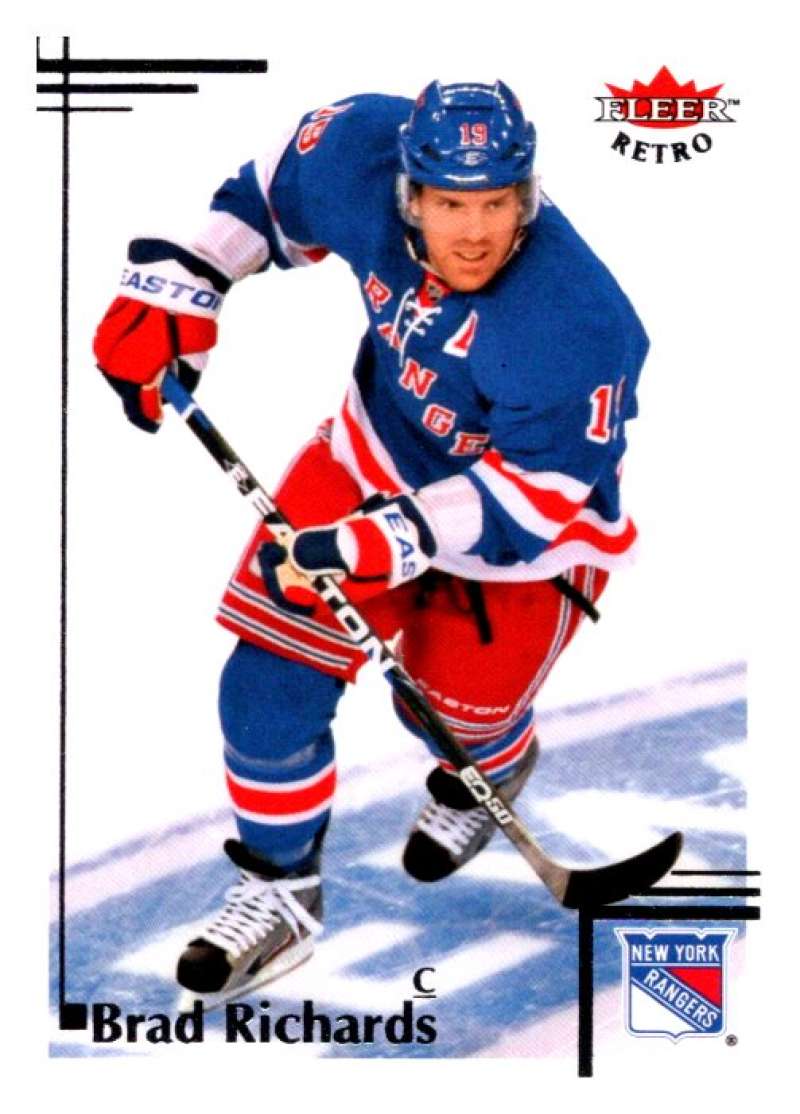 2012-13 Upper Deck Fleer Retro #37 Brad Richards New York Rangers V93205 Image 1