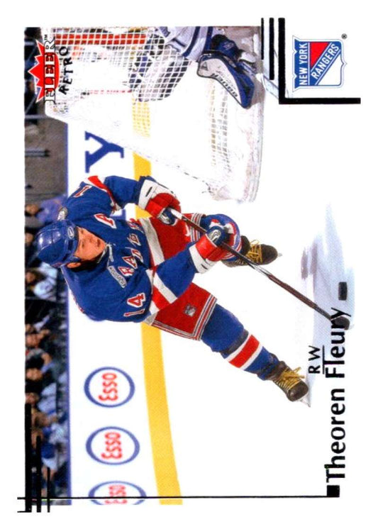 2012-13 Upper Deck Fleer Retro #38 Theo Fleury  New York Rangers  V93206 Image 1