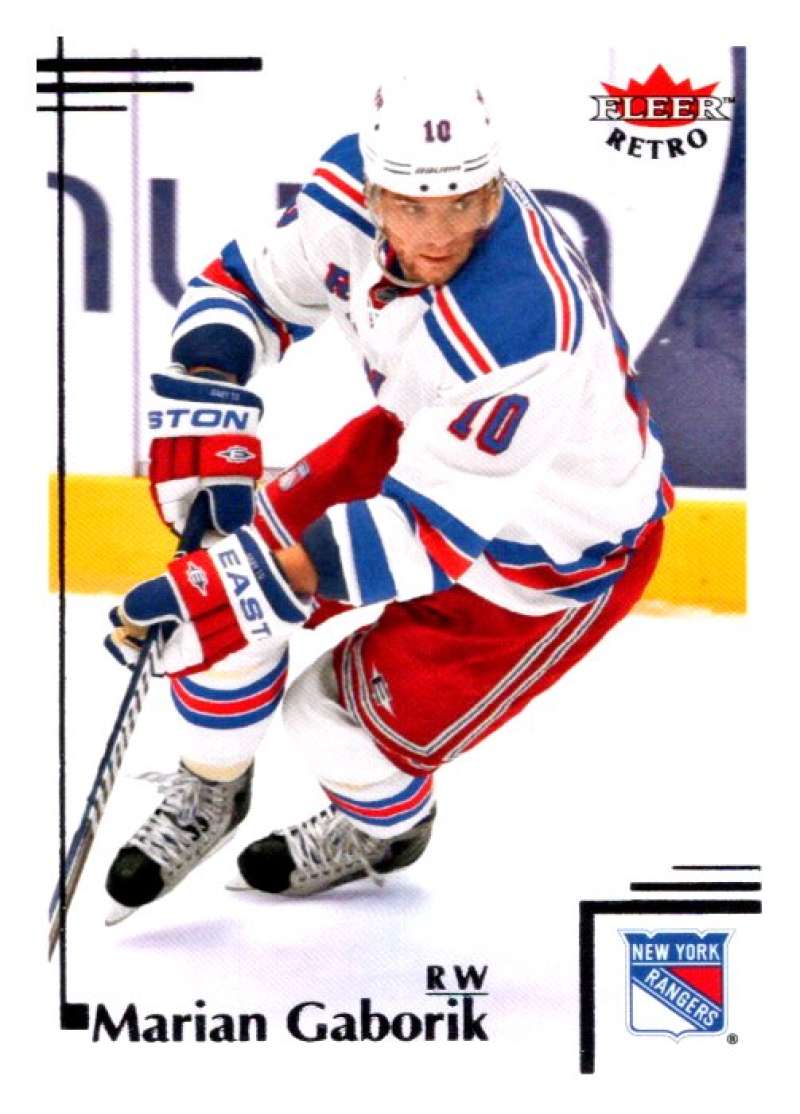 2012-13 Upper Deck Fleer Retro #39 Marian Gaborik New York Rangers V93208 Image 1