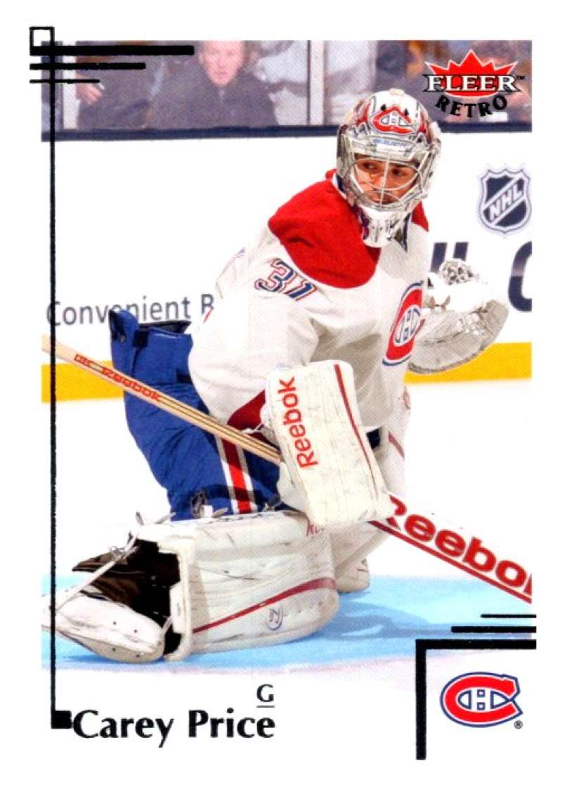 2012-13 Upper Deck Fleer Retro #51 Carey Price Montreal Canadiens V93222 Image 1
