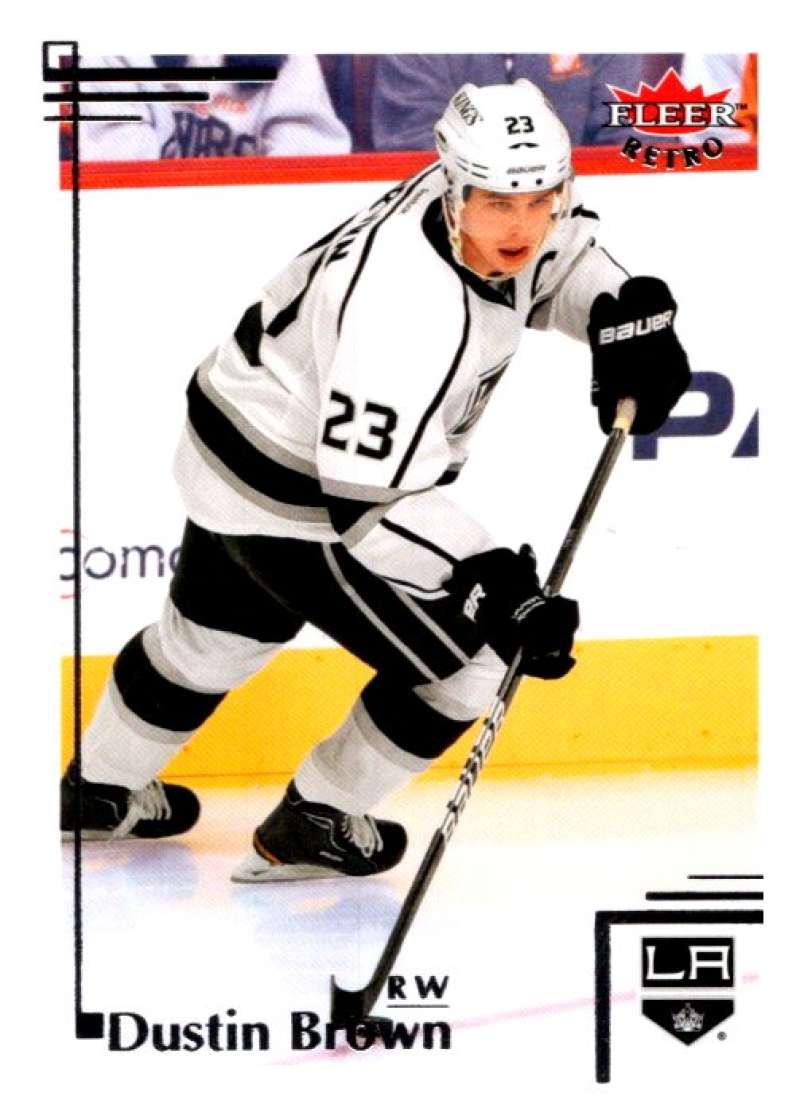 2012-13 Upper Deck Fleer Retro #56 Dustin Brown Los Angeles Kings V93231 Image 1