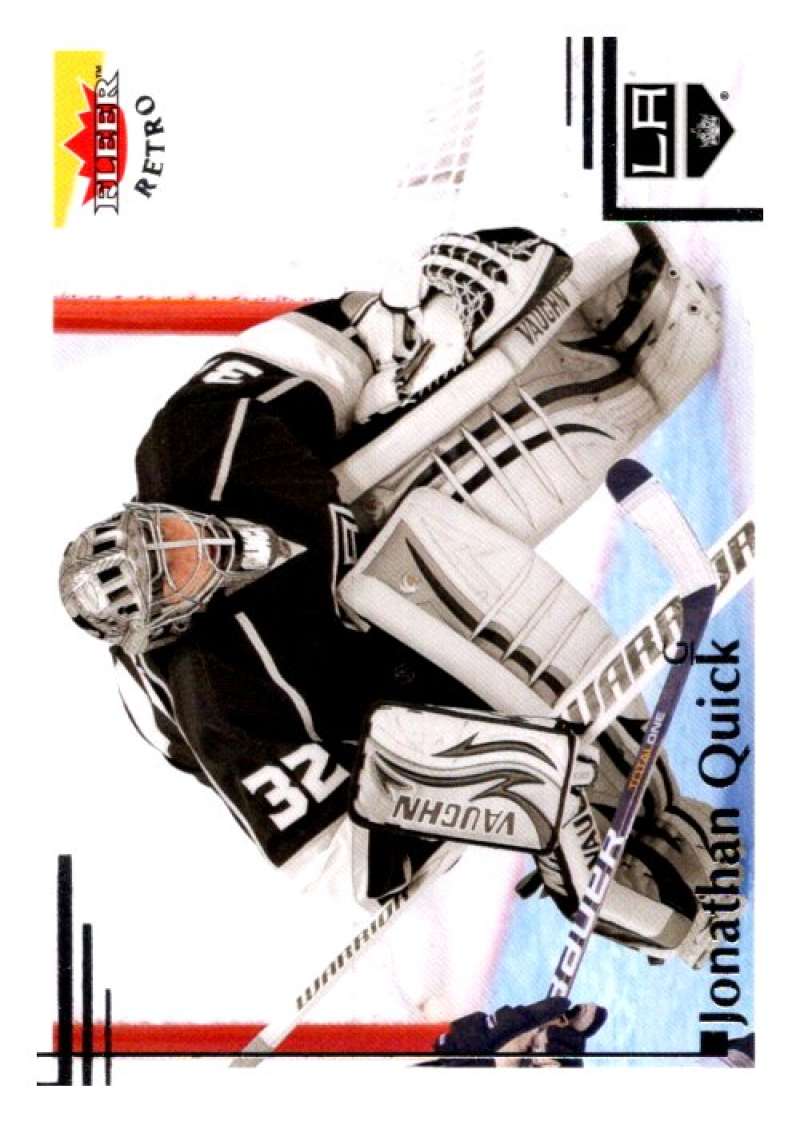 2012-13 Upper Deck Fleer Retro #58 Jonathan Quick Los Angeles Kings V93233 Image 1