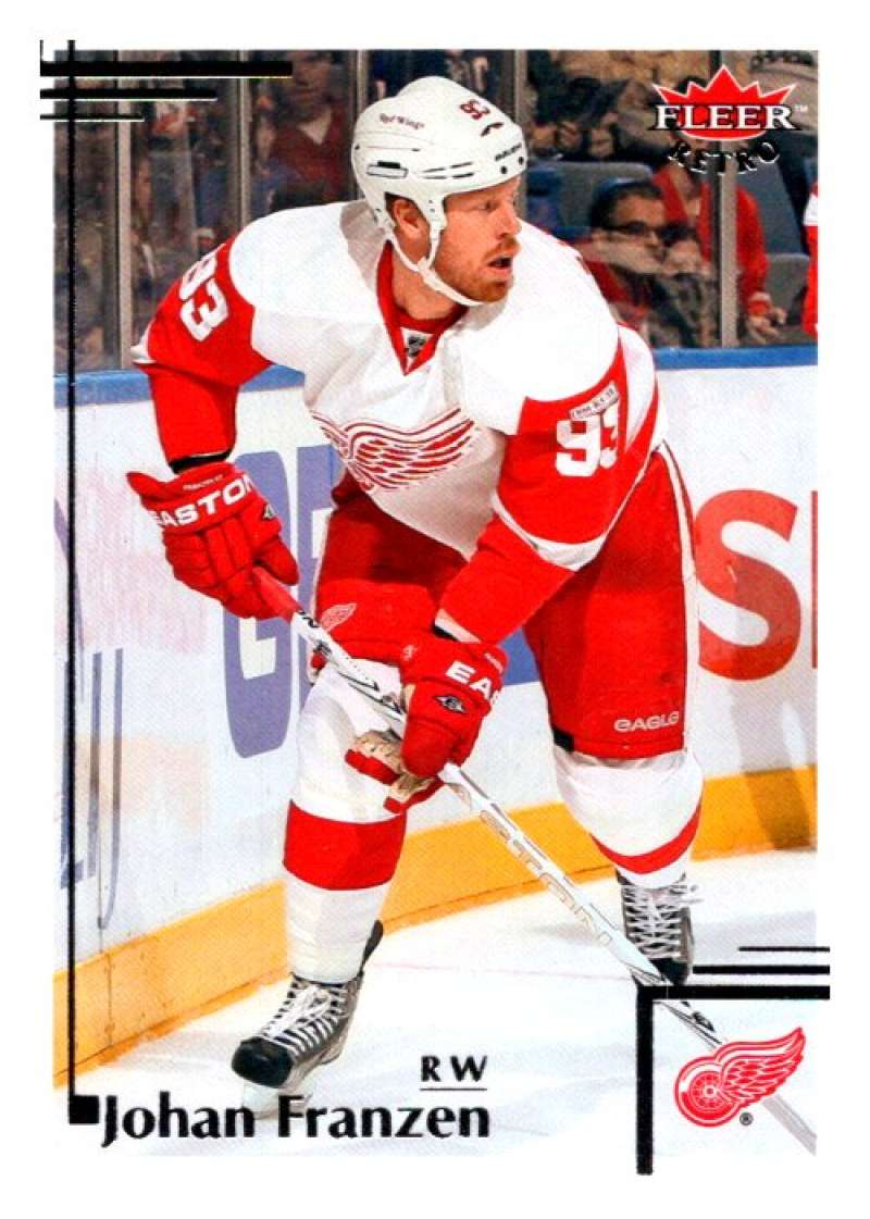 2012-13 Upper Deck Fleer Retro #69 Johan Franzen Detroit Red Wings V93243 Image 1