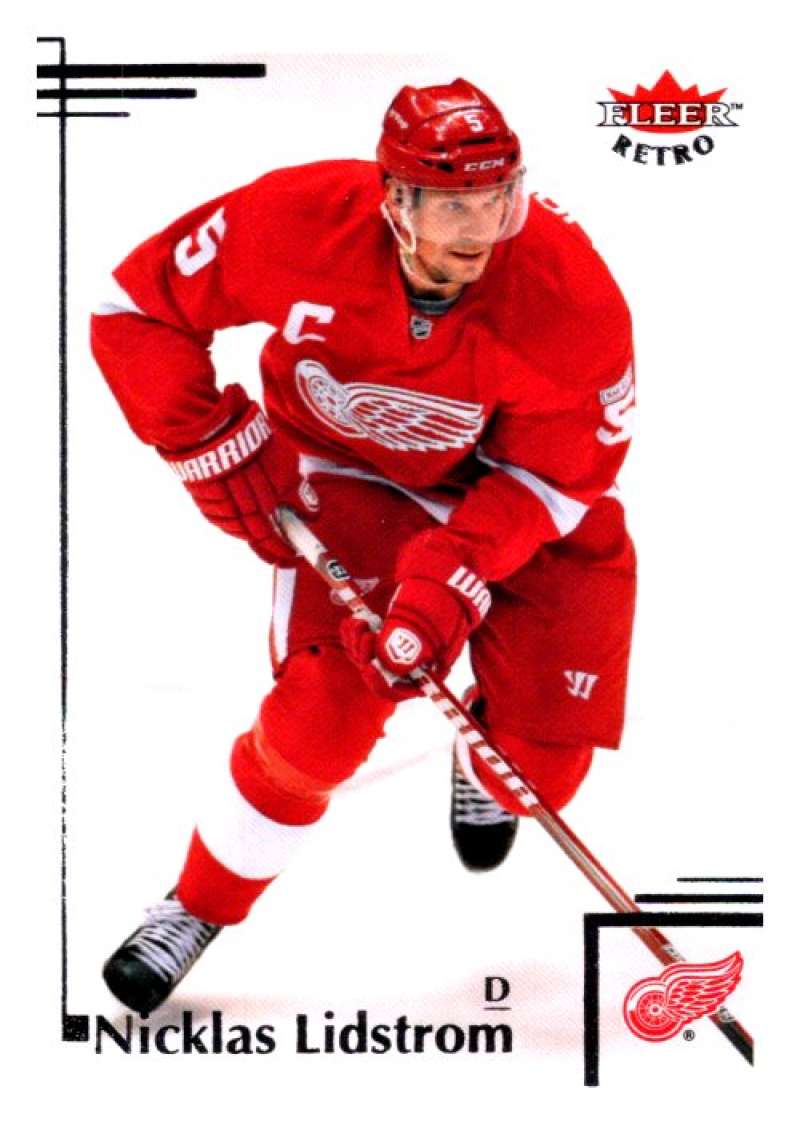 2012-13 Upper Deck Fleer Retro #70 Nicklas Lidstrom Detroit Red Wings V93244 Image 1
