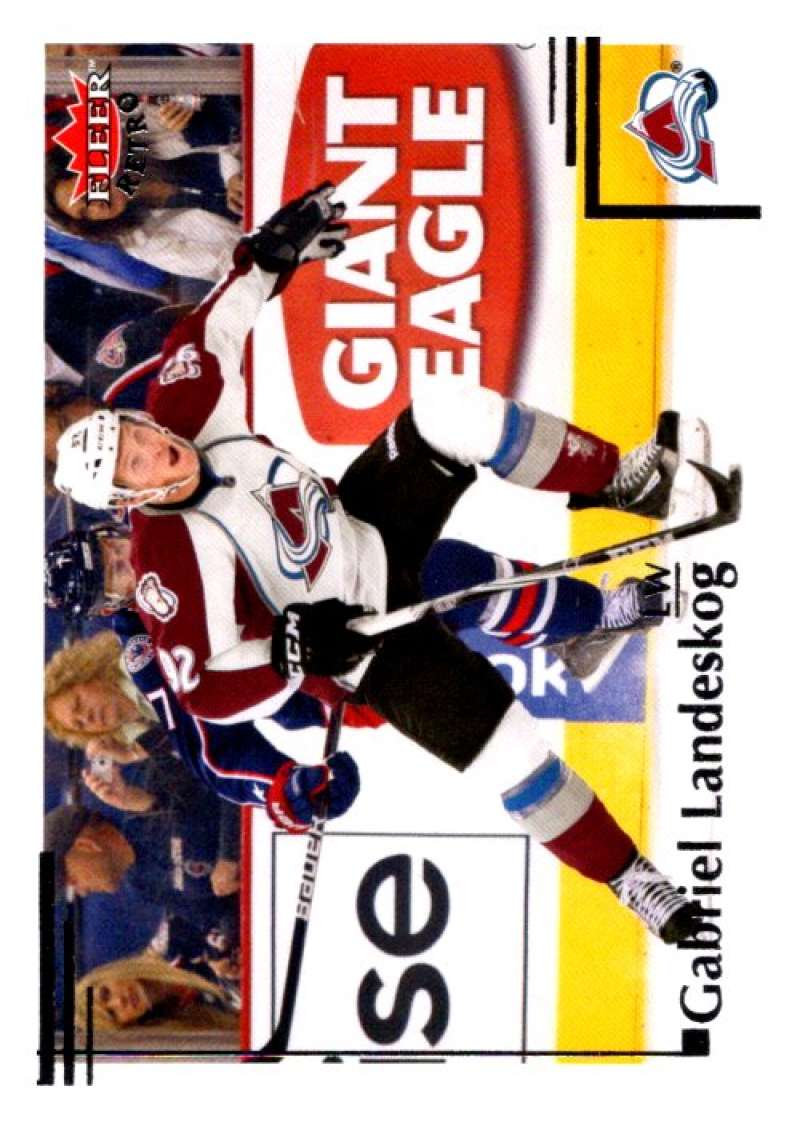 2012-13 Upper Deck Fleer Retro #77 Gabriel Landeskog Colorado Avalanche V93249 Image 1