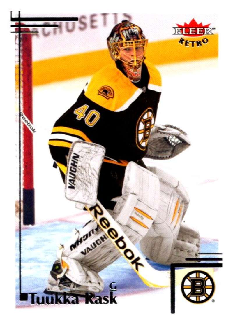 2012-13 Upper Deck Fleer Retro #92 Tuukka Rask Boston Bruins V93258 Image 1