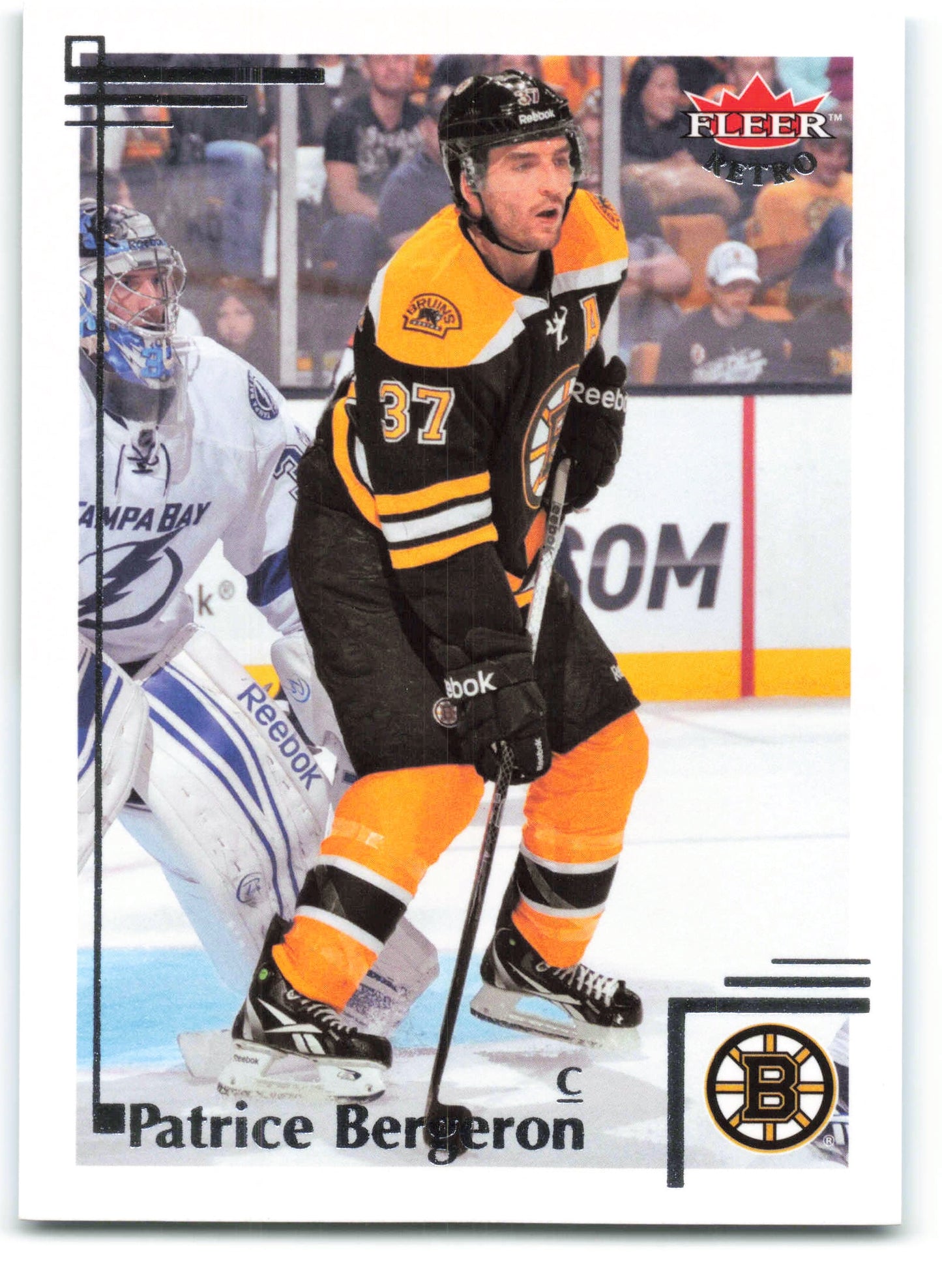 2012-13 Upper Deck Fleer Retro #93 Patrice Bergeron Boston Bruins V93259 Image 1