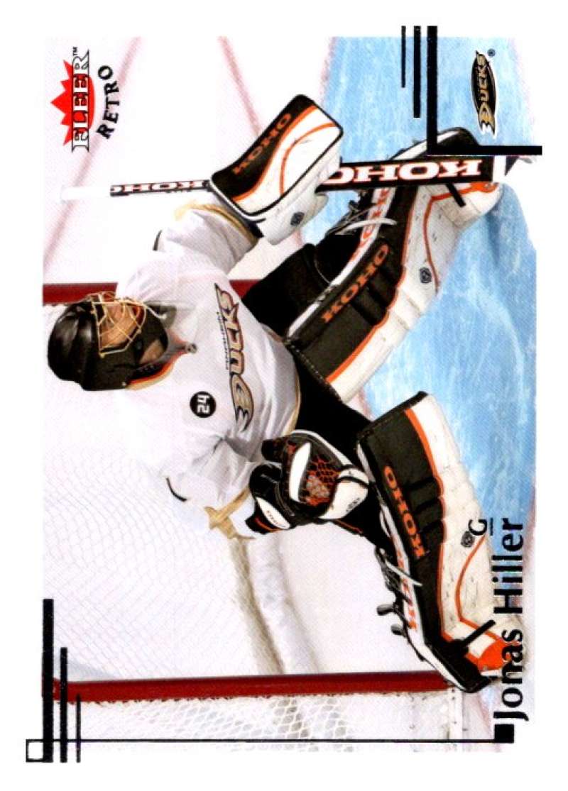 2012-13 Upper Deck Fleer Retro #99 Jonas Hiller Anaheim Ducks V93265 Image 1