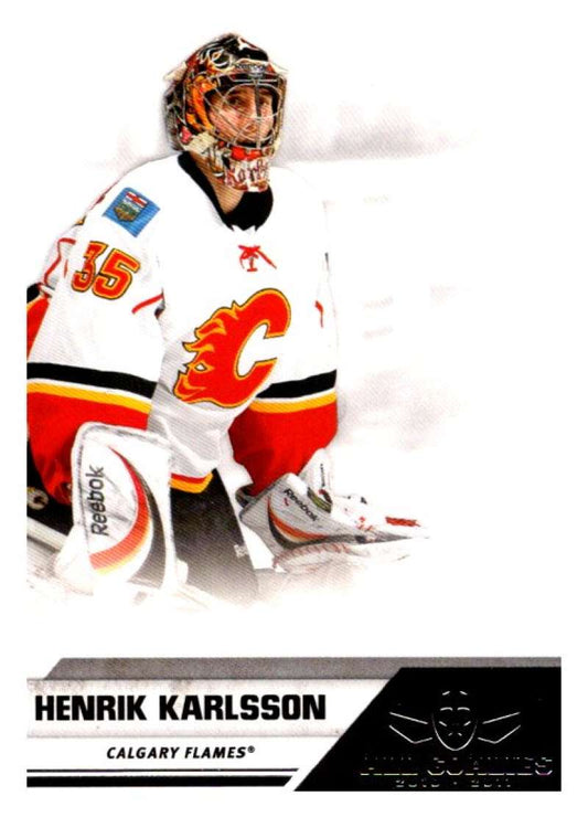2010-11 Panini All-Goalies #14 Henrik Karlsson  Calgary Flames  V93019 Image 1