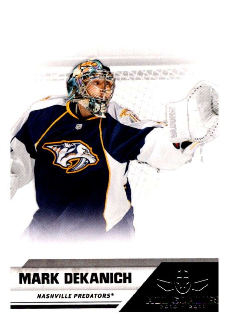 2010-11 Panini All-Goalies #47 Mark Dekanich Nashville Predators V93042 Image 1