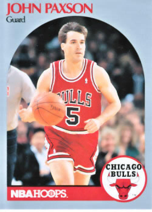 1990-91 Hopps Basketball #67 John Paxson Chicago Bulls Image 1