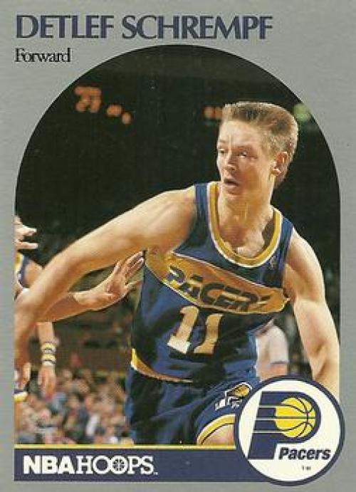 1990-91 Hopps Basketball #138 Detlef Schrempf Indiana Pacers Image 1