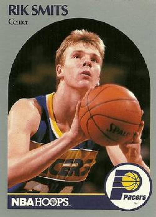 1990-91 Hopps Basketball #139 Rik Smits  Indiana Pacers  Image 1