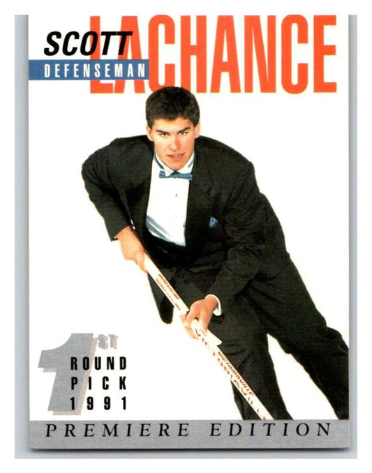 (HCW) 1991 Arena Draft Picks #3 Scott Lachance NY Islanders NHL Mint Image 1