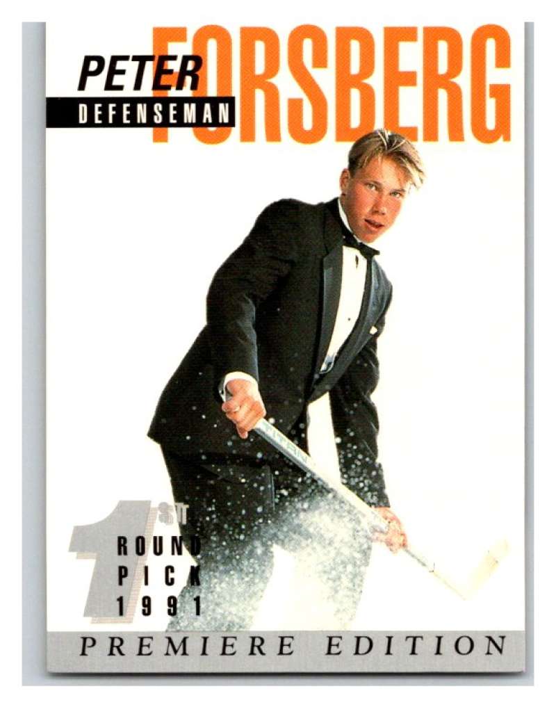 (HCW) 1991 Arena Draft Picks #4 Peter Forsberg Flyers NHL Mint Image 1