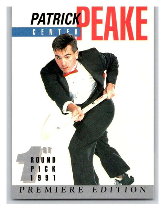 (HCW) 1991 Arena Draft Picks #11 Pat Peake Capitals NHL Mint Image 1
