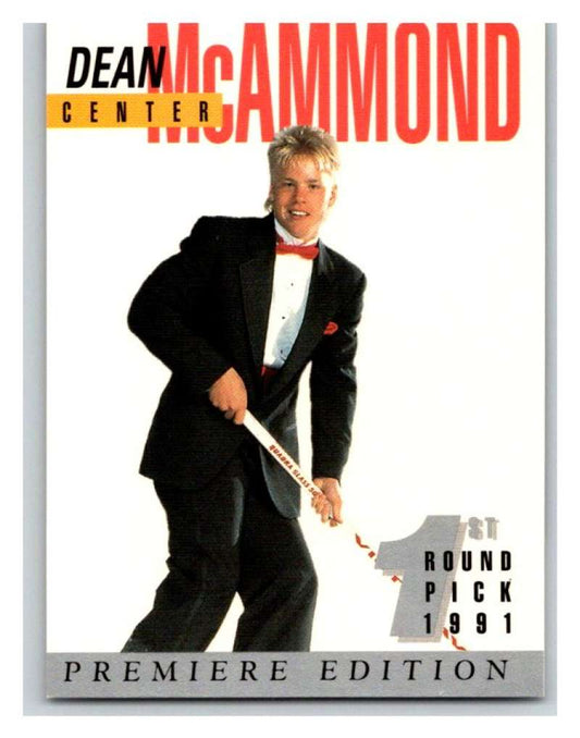 (HCW) 1991 Arena Draft Picks #17 Dean McAmmond Blackhawks NHL Mint Image 1