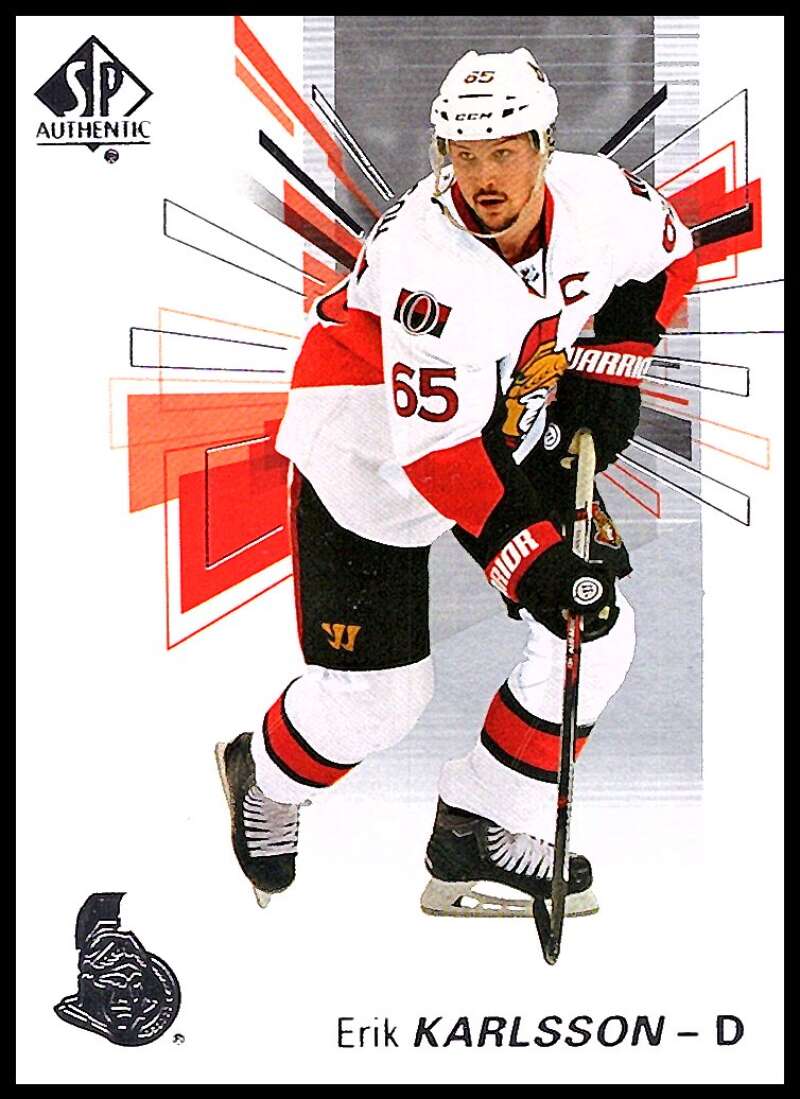 2016-17 Upper Deck SP Authentic #2 Erik Karlsson Ottawa Senators V93497 Image 1