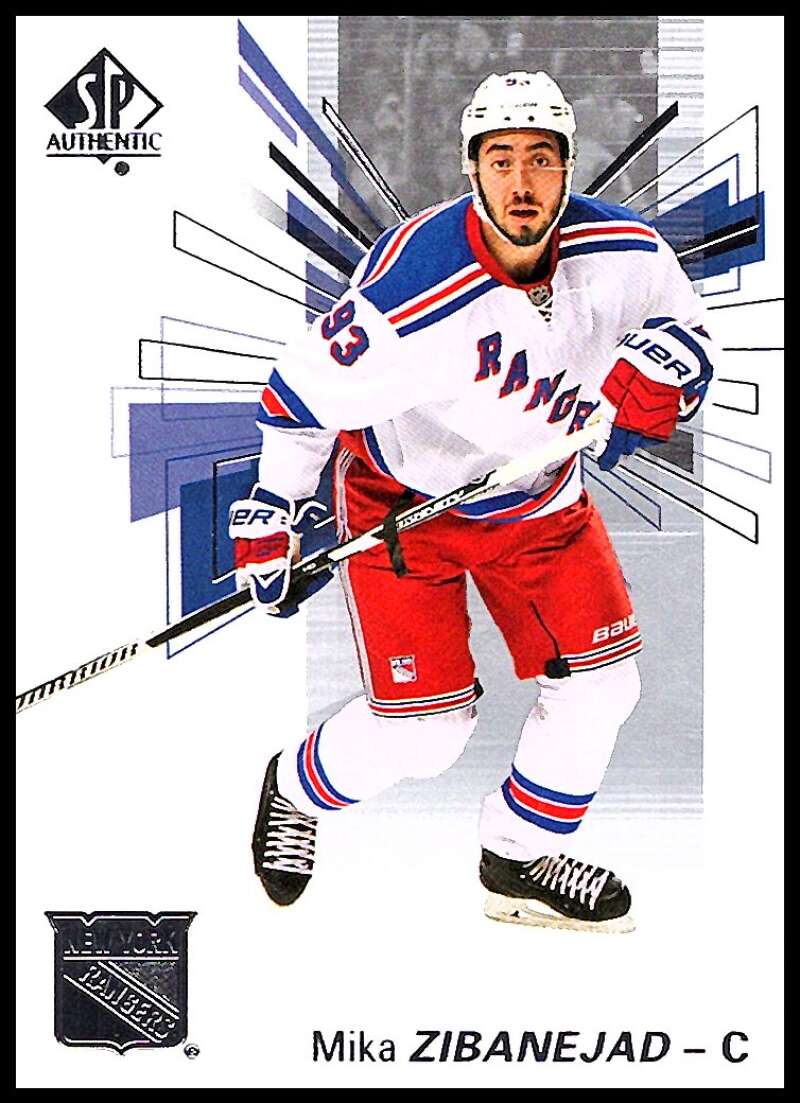 2016-17 Upper Deck SP Authentic #6 Mika Zibanejad New York Rangers V93499 Image 1