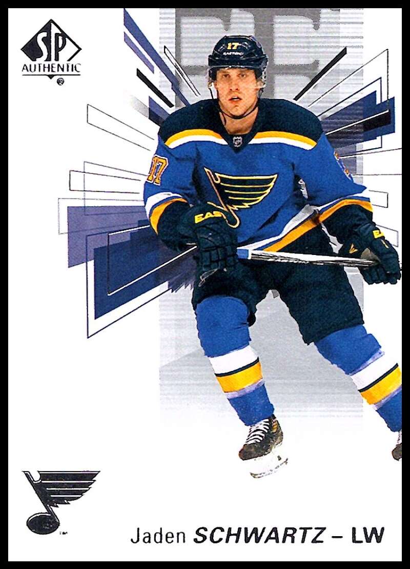 2016-17 Upper Deck SP Authentic #17 Jaden Schwartz St. Louis Blues V93505 Image 1