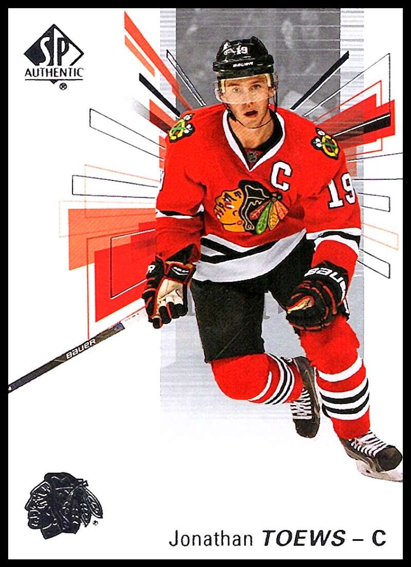 2016-17 Upper Deck SP Authentic #19 Jonathan Toews Chicago Blackhawks V93506 Image 1