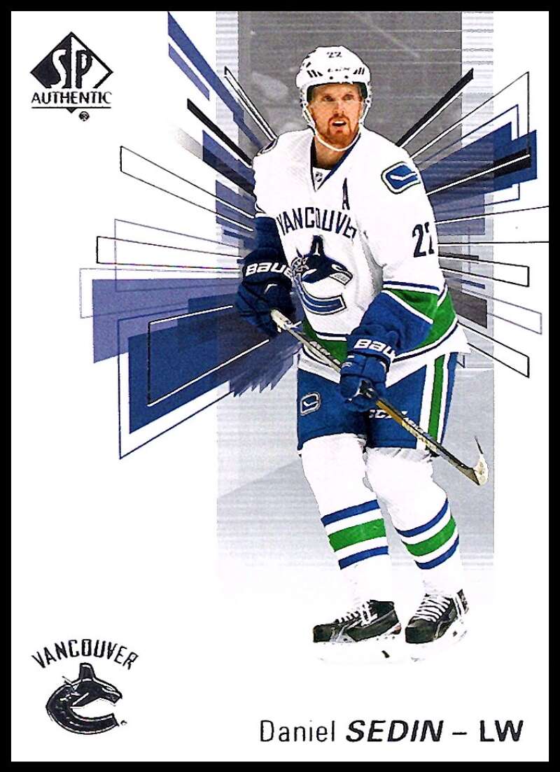 2016-17 Upper Deck SP Authentic #25 Daniel Sedin Vancouver Canucks V93510 Image 1