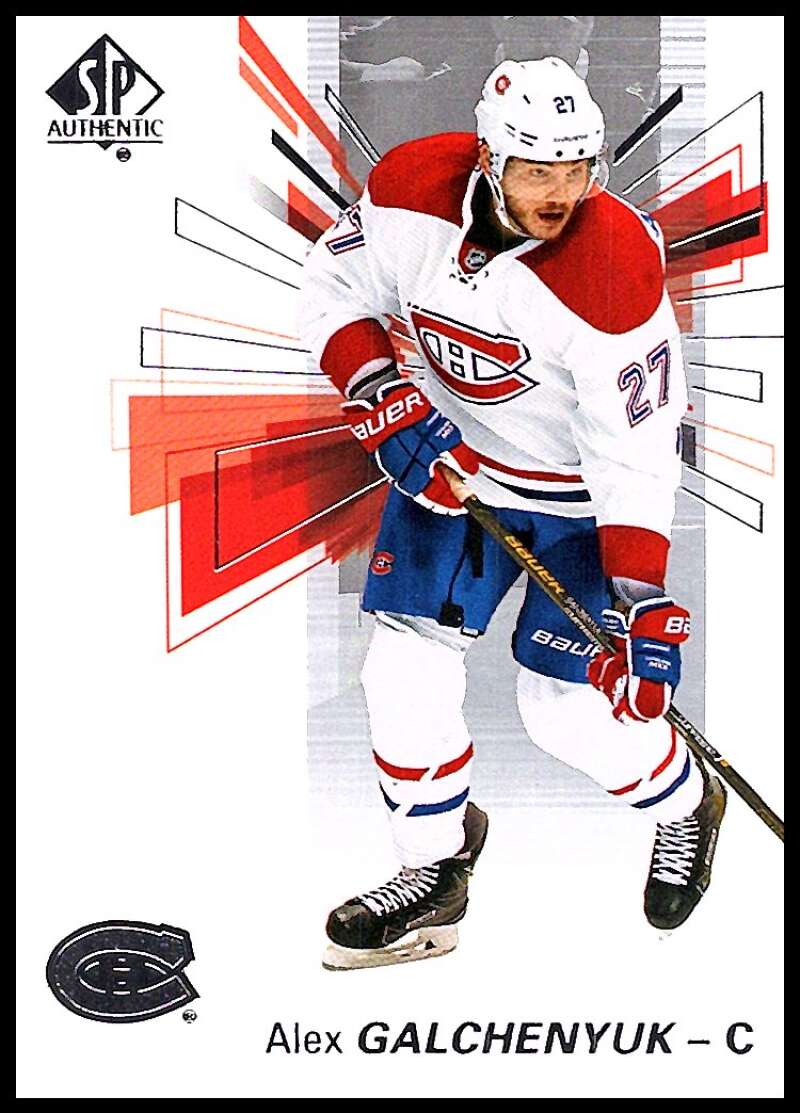 2016-17 Upper Deck SP Authentic #27 Alexander Galchenyuk Canadiens V93512 Image 1