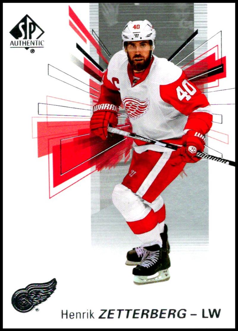 2016-17 Upper Deck SP Authentic #40 Henrik Zetterberg Detroit Red Wings V93517 Image 1