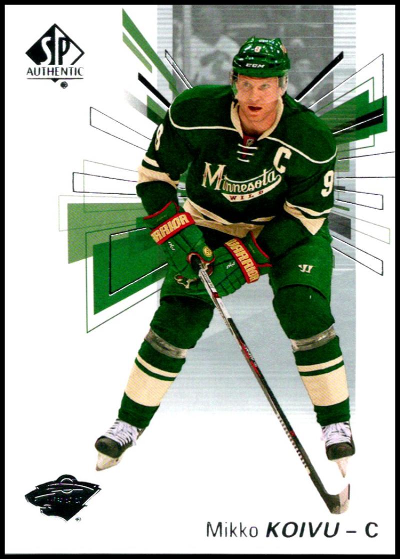 2016-17 Upper Deck SP Authentic #82 Mikko Koivu Minnesota Wild V93535 Image 1