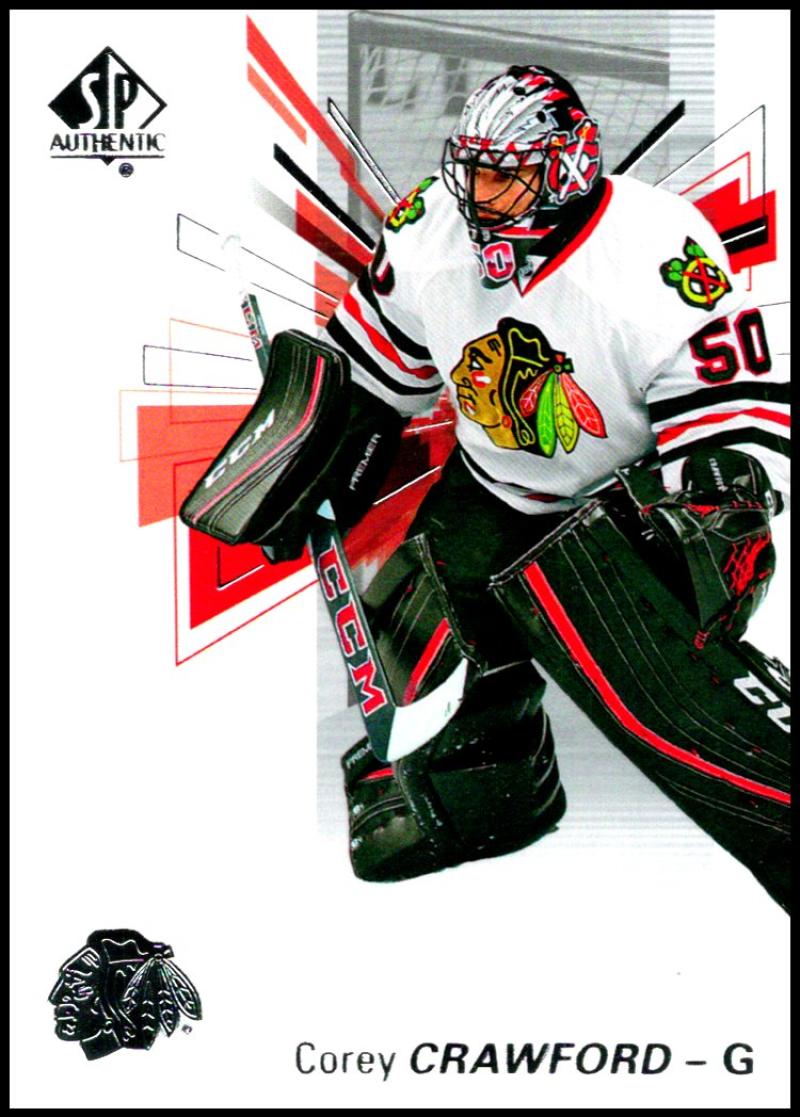 2016-17 Upper Deck SP Authentic #100 Corey Crawford Chicago Blackhawks V93549 Image 1
