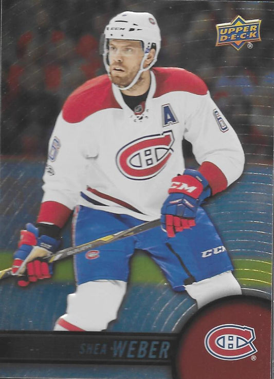 2017-18 Upper Deck Tim Hortons #6 Shea Weber  Montreal Canadiens  Image 1