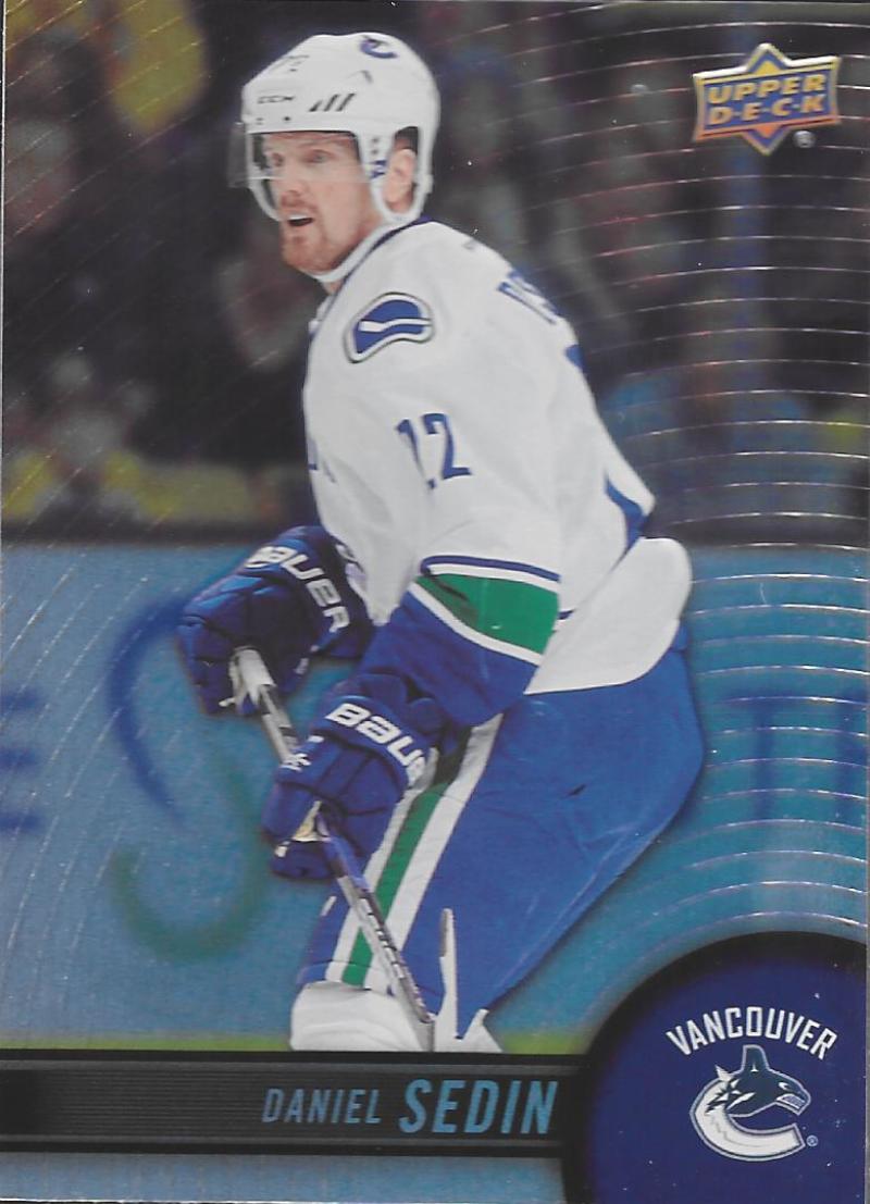 2017-18 Upper Deck Tim Hortons #22 Daniel Sedin Vancouver Canucks Image 1