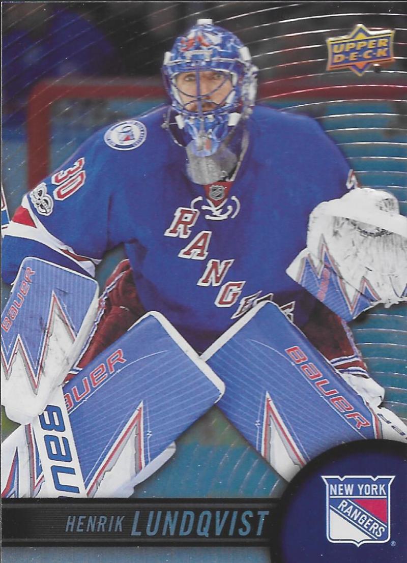 2017-18 Upper Deck Tim Hortons #30 Henrik Lundqvist New York Rangers Image 1